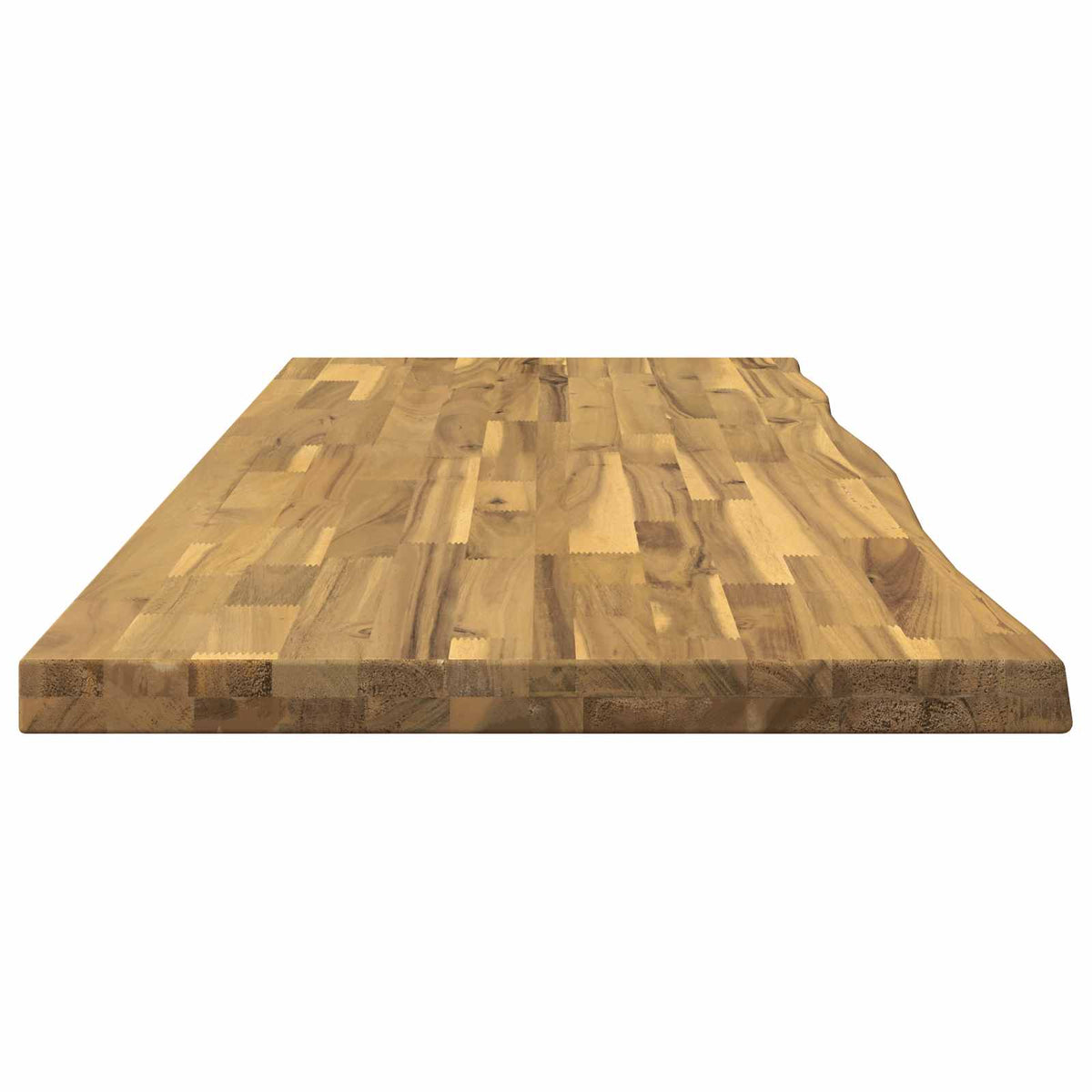 Live Edge Table Top 160 x 40 x 3.5 cm Rectangular White