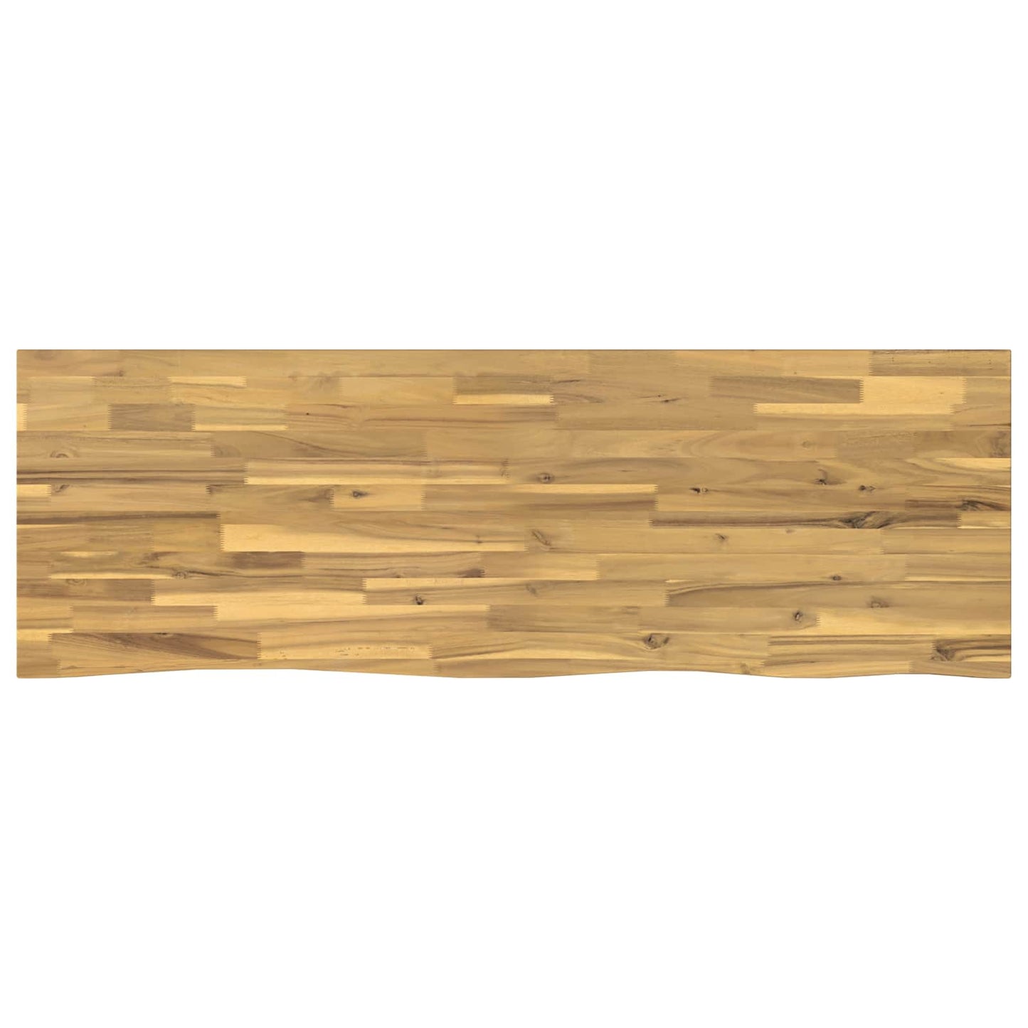 Live Edge Table Top 160 x 40 x 3.5 cm Rectangular White