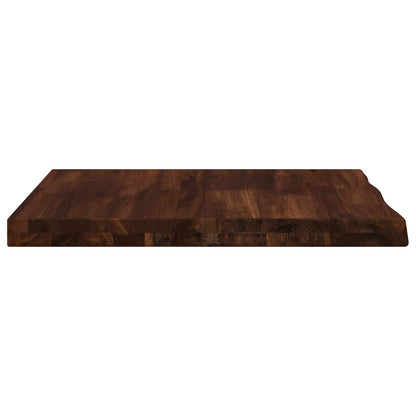 Live Edge Table Top 50 x 50 x 3.5 cm Square Solid Acacia Wood