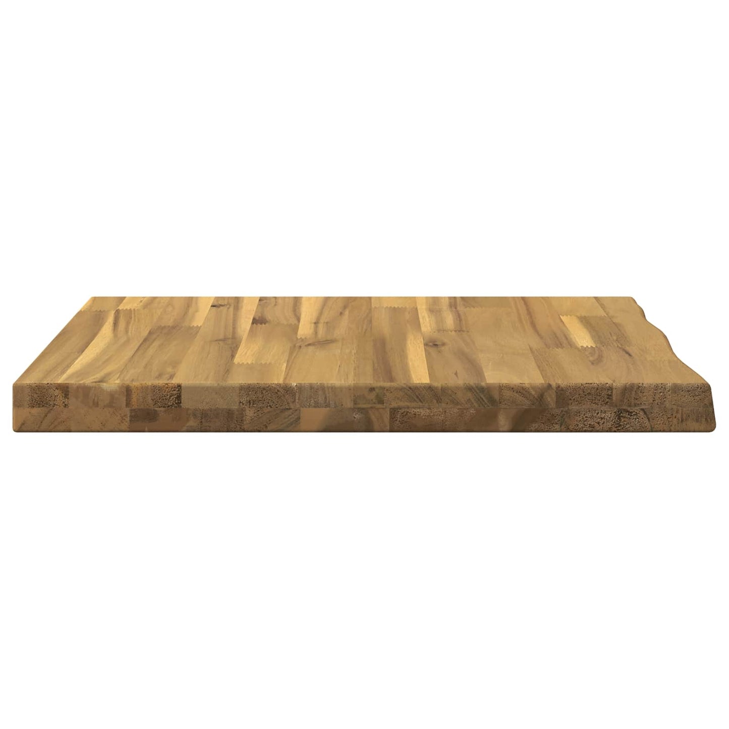 Live Edge Table Top 50 x 50 x 3.5 cm Square Solid Acacia Wood
