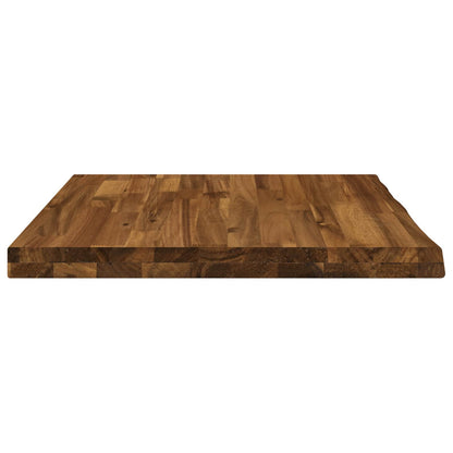 Live Edge Table Top 70 x 50 x 3.5 cm Rectangular Natural