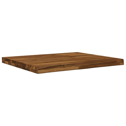 Live Edge Table Top 90 x 50 x 3.5 cm Rectangular Natural