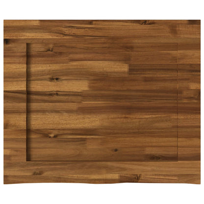 Live Edge Table Top 90 x 50 x 3.5 cm Rectangular Natural