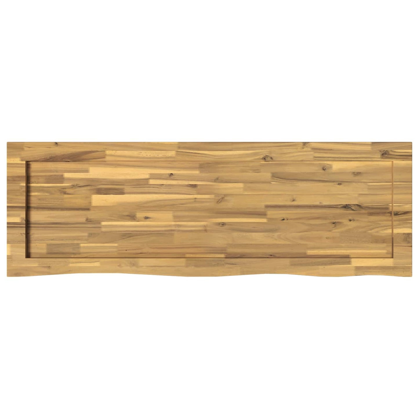 Live Edge Table Top 150 x 50 x 3.5 cm Rectangular White