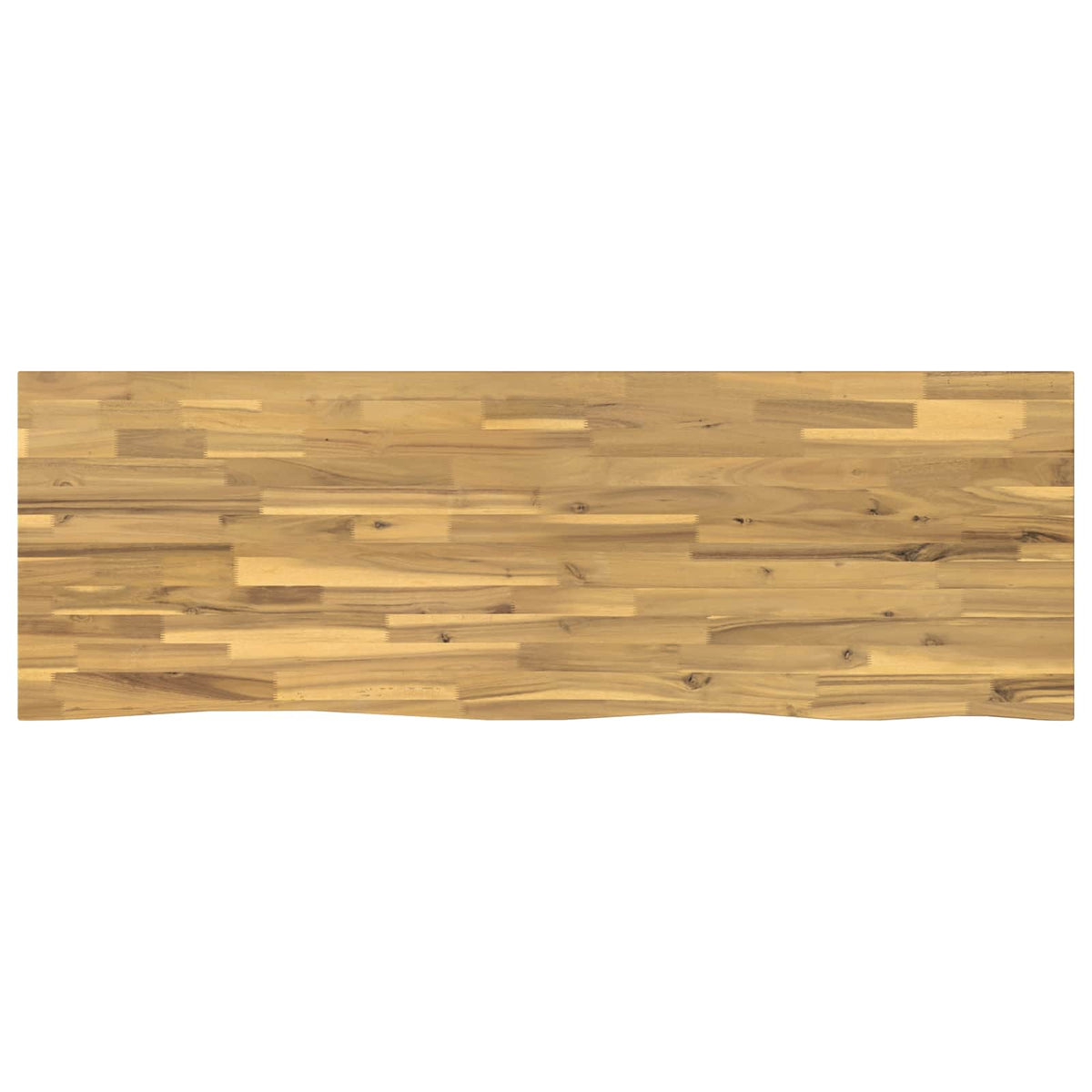 Live Edge Table Top 150 x 50 x 3.5 cm Rectangular White