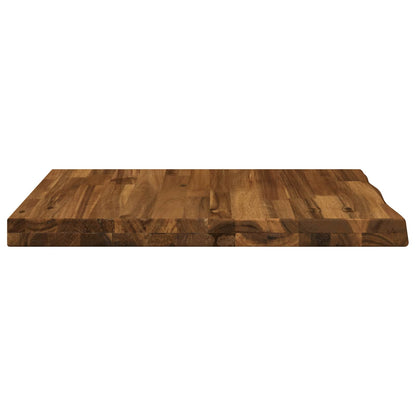 Live Edge Table Top 50 x 60 x 3.5 cm Rectangular Natural