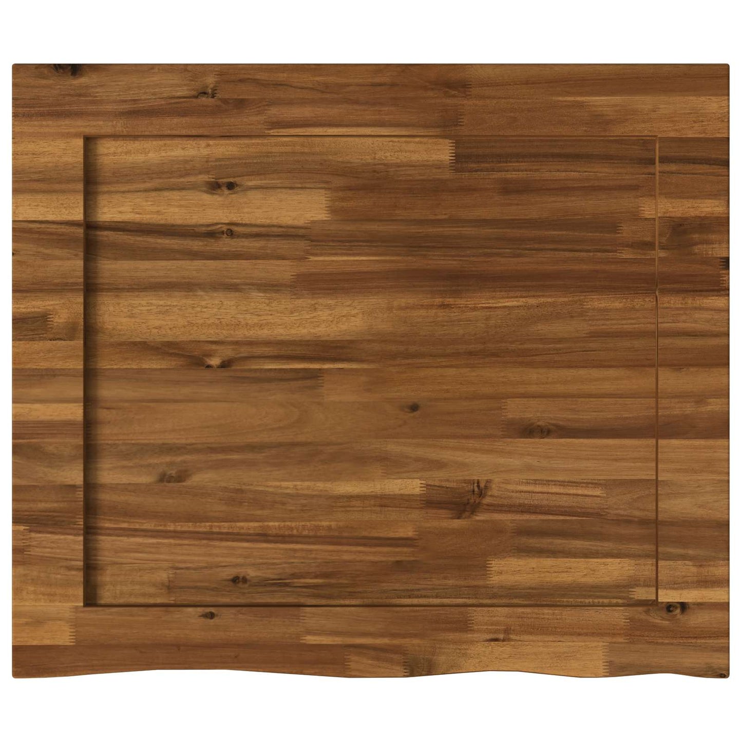 Live Edge Table Top 80 x 60 x 3.5 cm Rectangular Natural