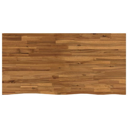 Live Edge Table Top 120 x 60 x 3.5 cm Rectangular Natural