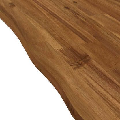 Live Edge Table Top 40 x 40 x 3.5 cm Square Solid Acacia Wood