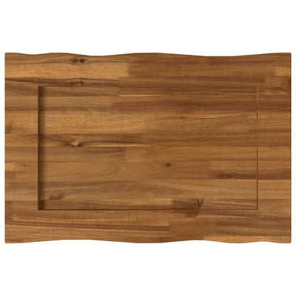 Live Edge Table Top 50 x 40 x 3.5 cm Rectangular Natural
