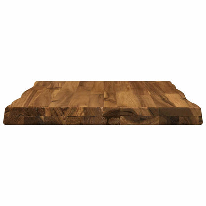 Live Edge Table Top 60 x 40 x 3.5 cm Rectangular Natural