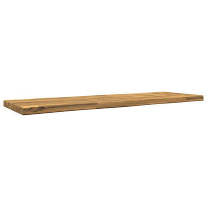 Live Edge Table Top 110 x 40 x 3.5 cm Rectangular White