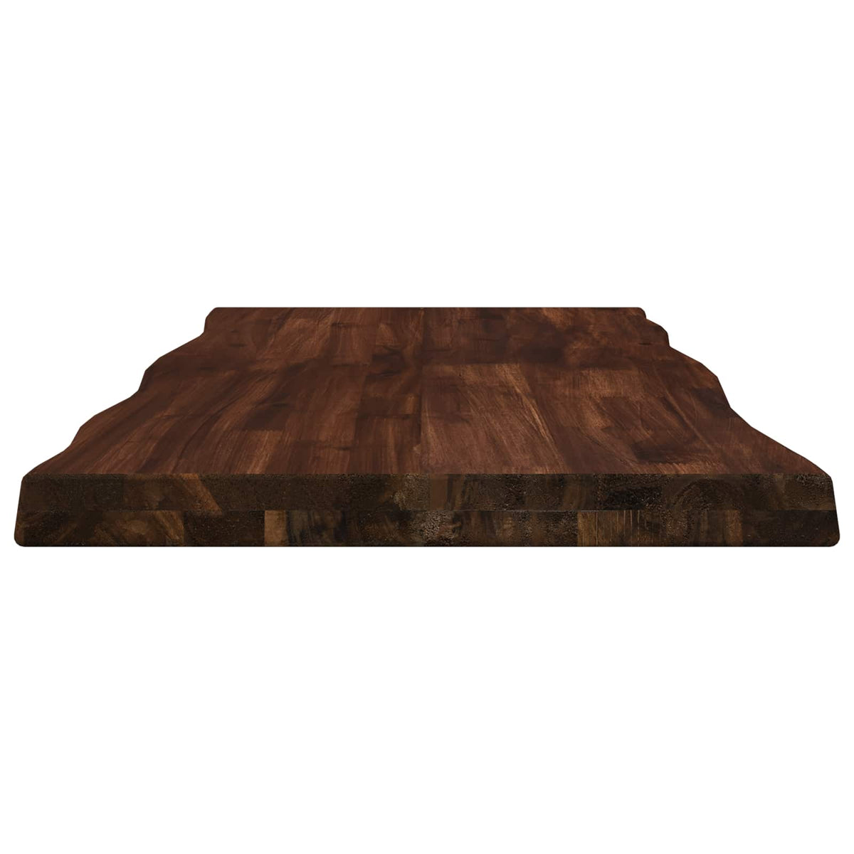 Live Edge Table Top 120 x 40 x 3.5 cm Rectangular Dark Brown