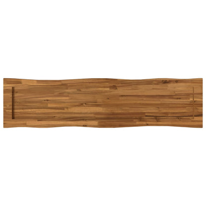 Live Edge Table Top 140 x 40 x 3.5 cm Rectangular Natural