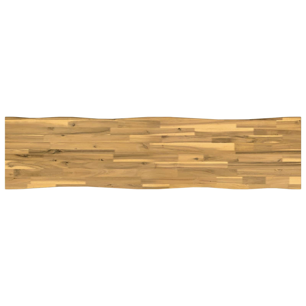 Live Edge Table Top 140 x 40 x 3.5 cm Rectangular White