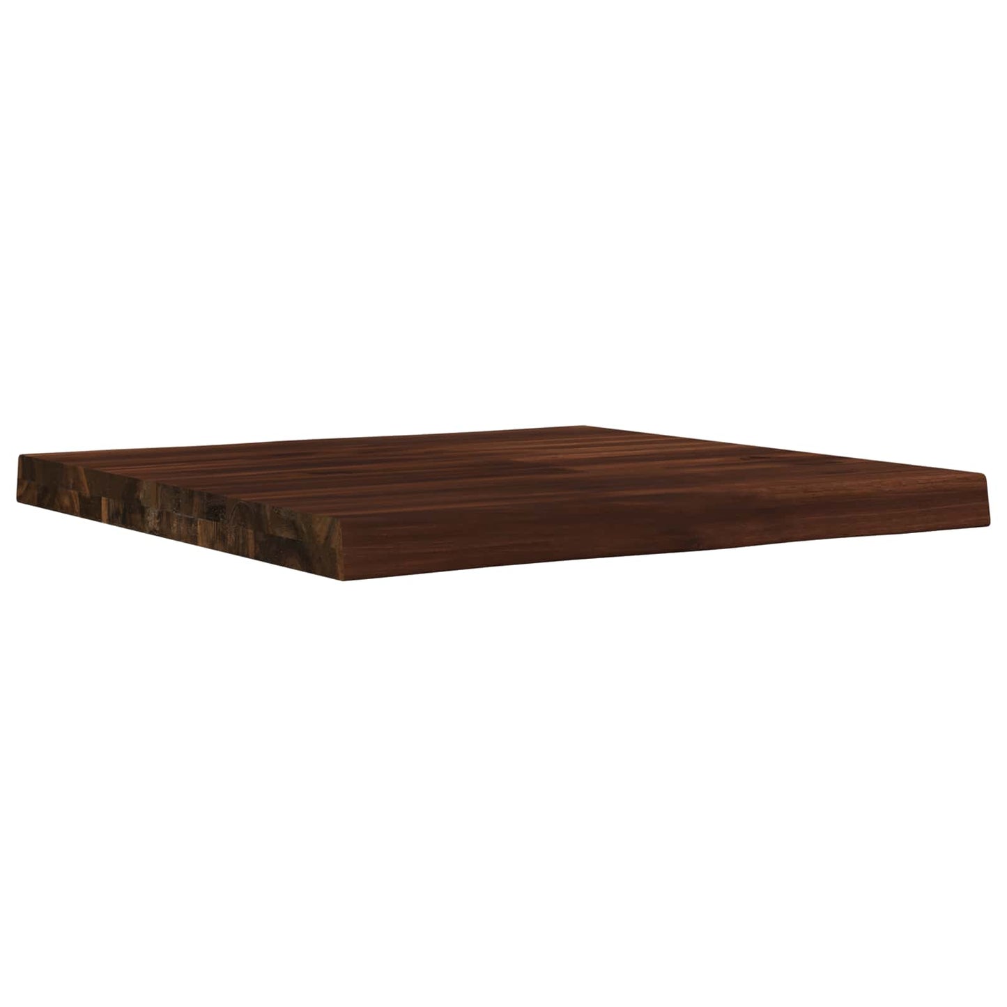 Live Edge Table Top 60 x 60 x 3.5 cm Square Solid Acacia Wood
