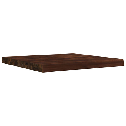Live Edge Table Top 60 x 60 x 3.5 cm Square Solid Acacia Wood
