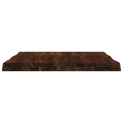 Live Edge Table Top 60 x 60 x 3.5 cm Square Solid Acacia Wood