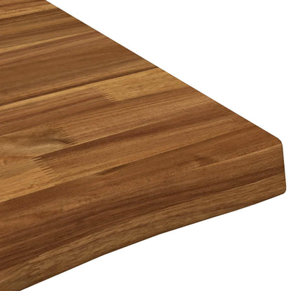 Live Edge Table Top 60 x 60 x 3.5 cm Square Solid Acacia Wood