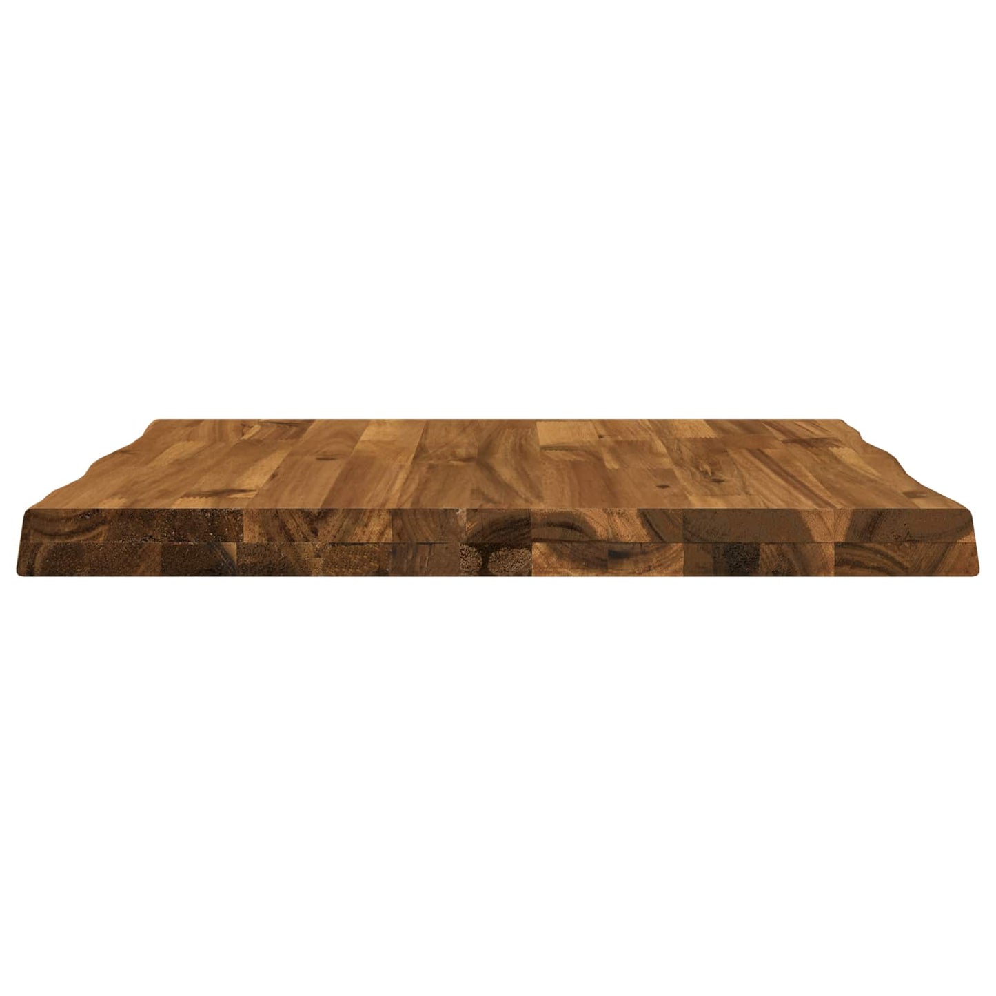 Live Edge Table Top 60 x 60 x 3.5 cm Square Solid Acacia Wood