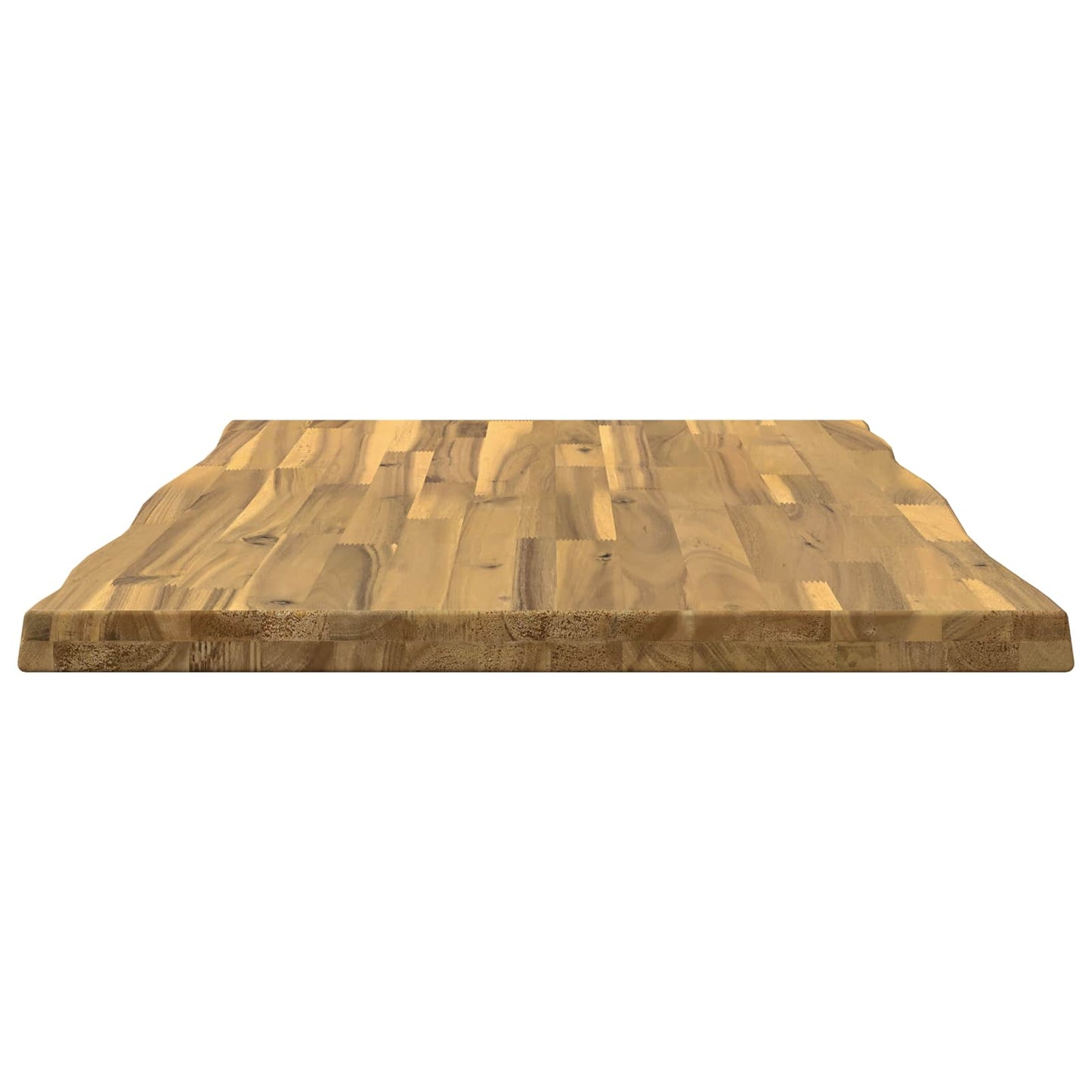 Live Edge Table Top 70 x 60 x 3.5 cm Rectangular White