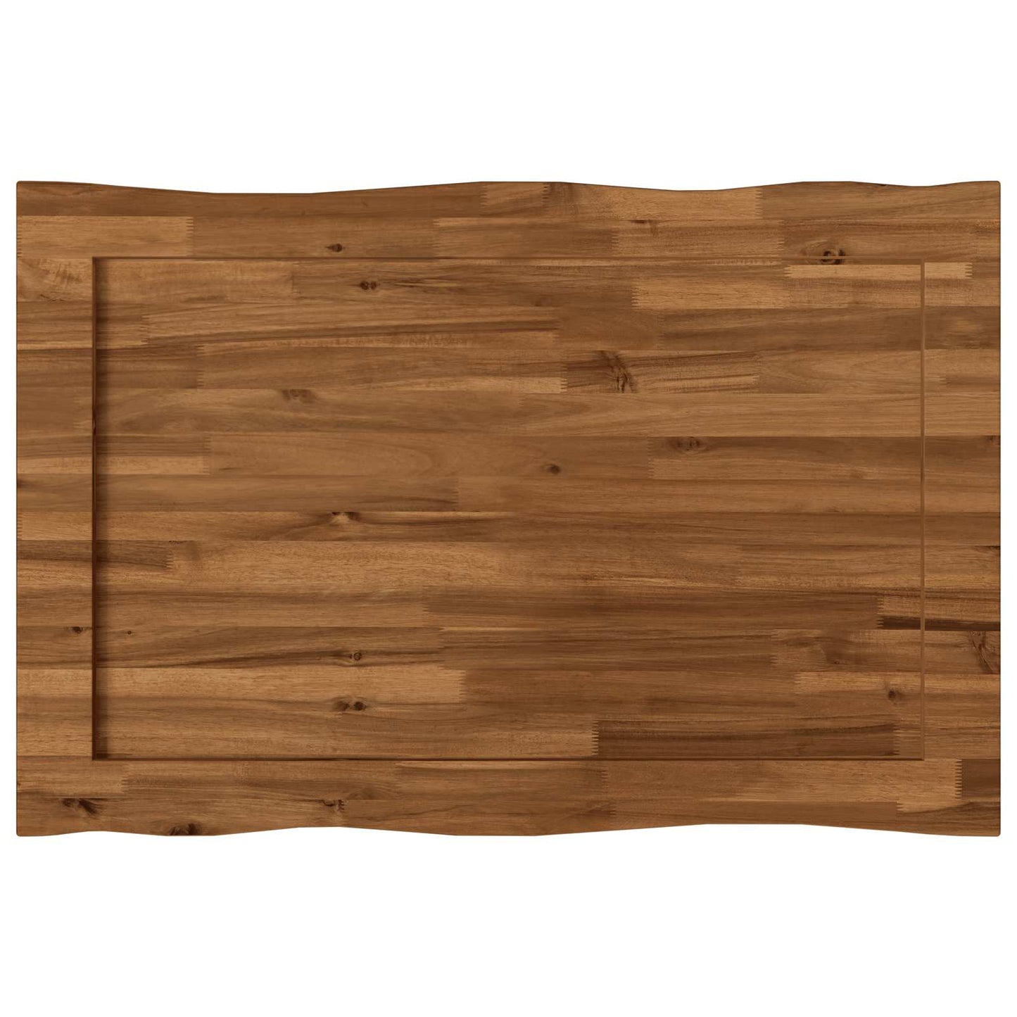 Live Edge Table Top 80 x 60 x 3.5 cm Rectangular Natural