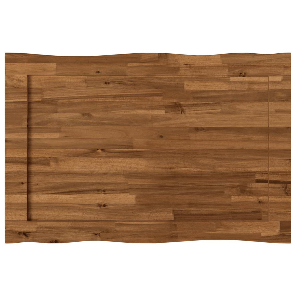 Live Edge Table Top 90 x 60 x 3.5 cm Rectangular Natural