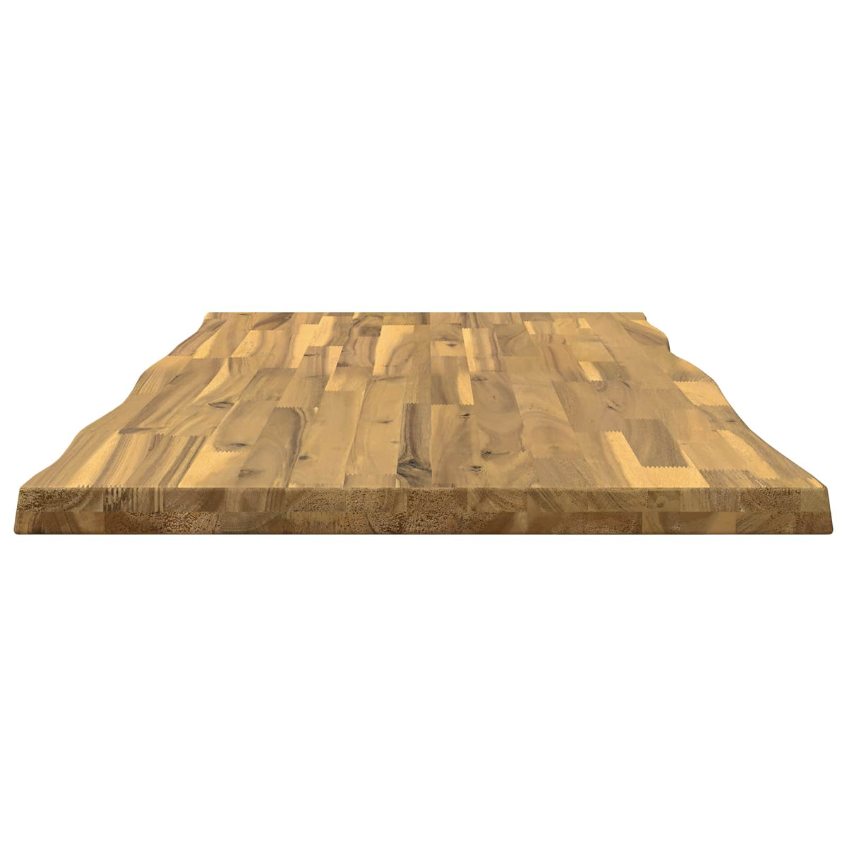 Live Edge Table Top 100 x 60 x 3.5 cm Rectangular White