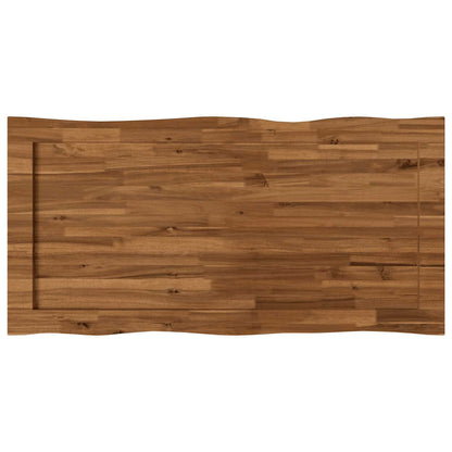 Live Edge Table Top 110 x 60 x 3.5 cm Rectangular Natural