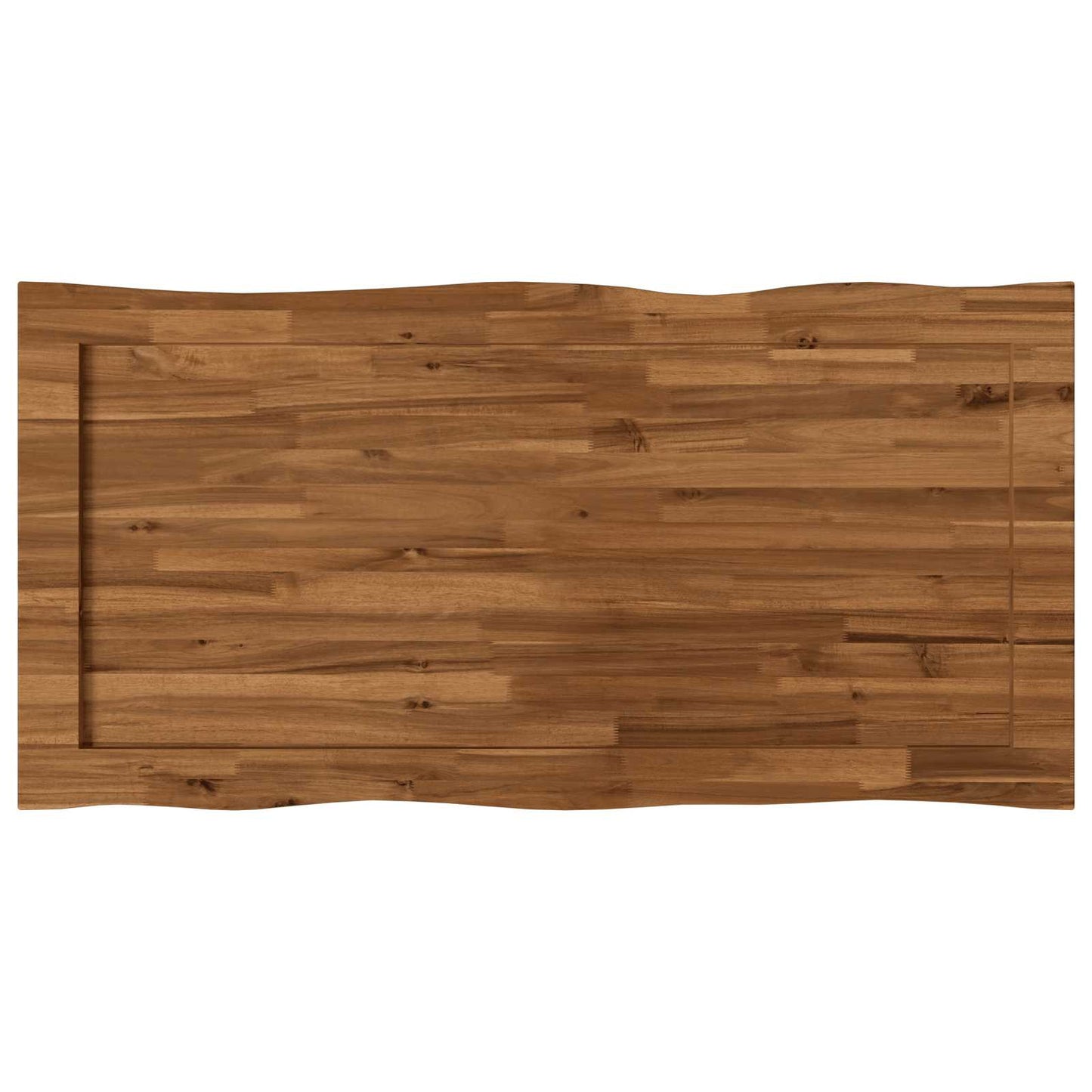 Live Edge Table Top 120 x 60 x 3.5 cm Rectangular Natural