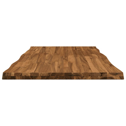Live Edge Table Top 120 x 60 x 3.5 cm Rectangular Natural