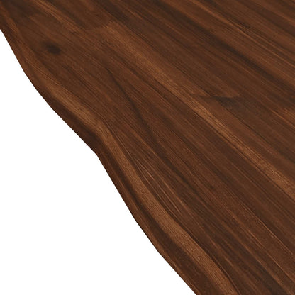 Live Edge Table Top 70 x 70 x 3.5 cm Square Solid Acacia Wood