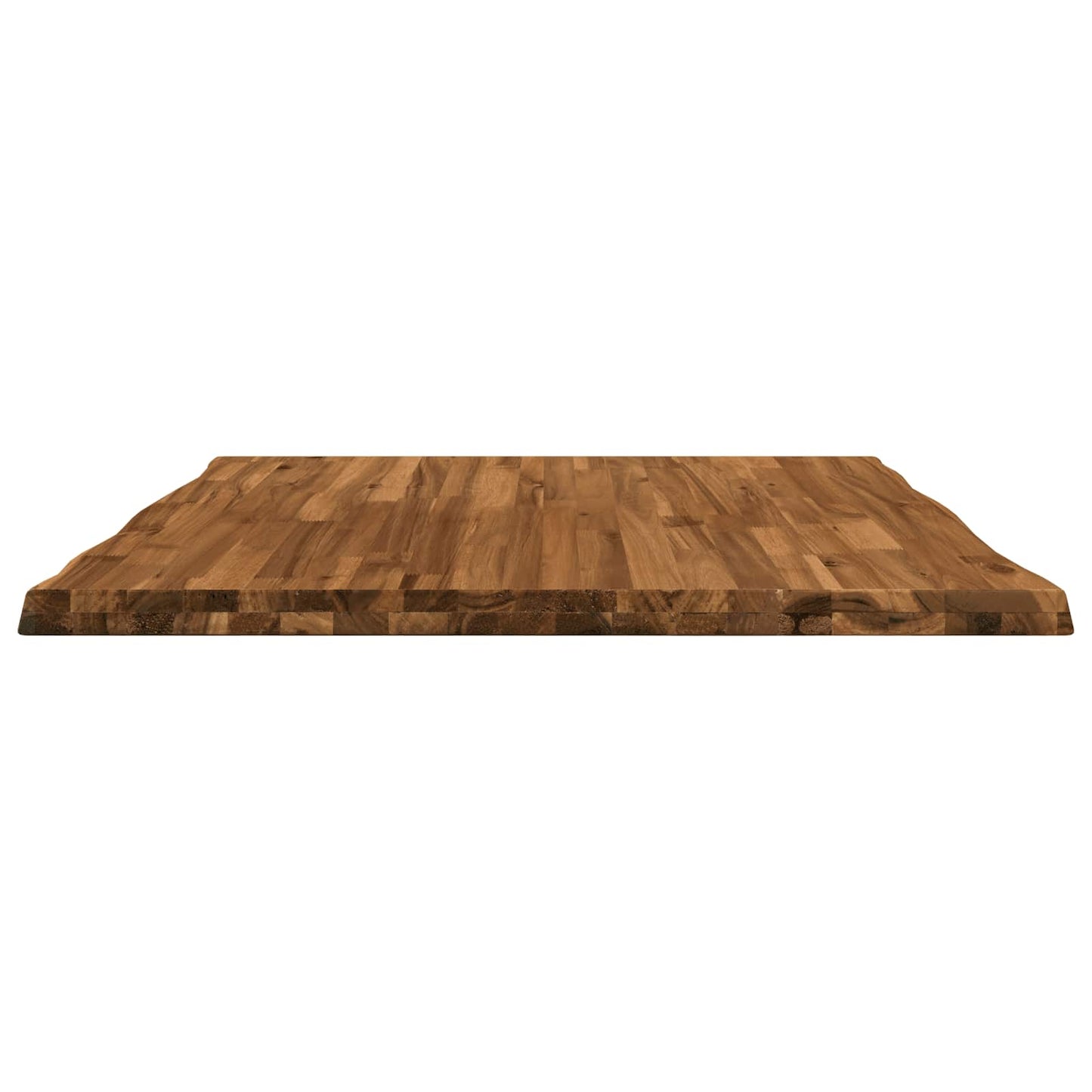 Live Edge Table Top 70 x 70 x 3.5 cm Square Solid Acacia Wood
