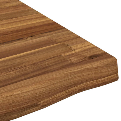 Live Edge Table Top 90 x 80 x 3.5 cm Rectangular Natural