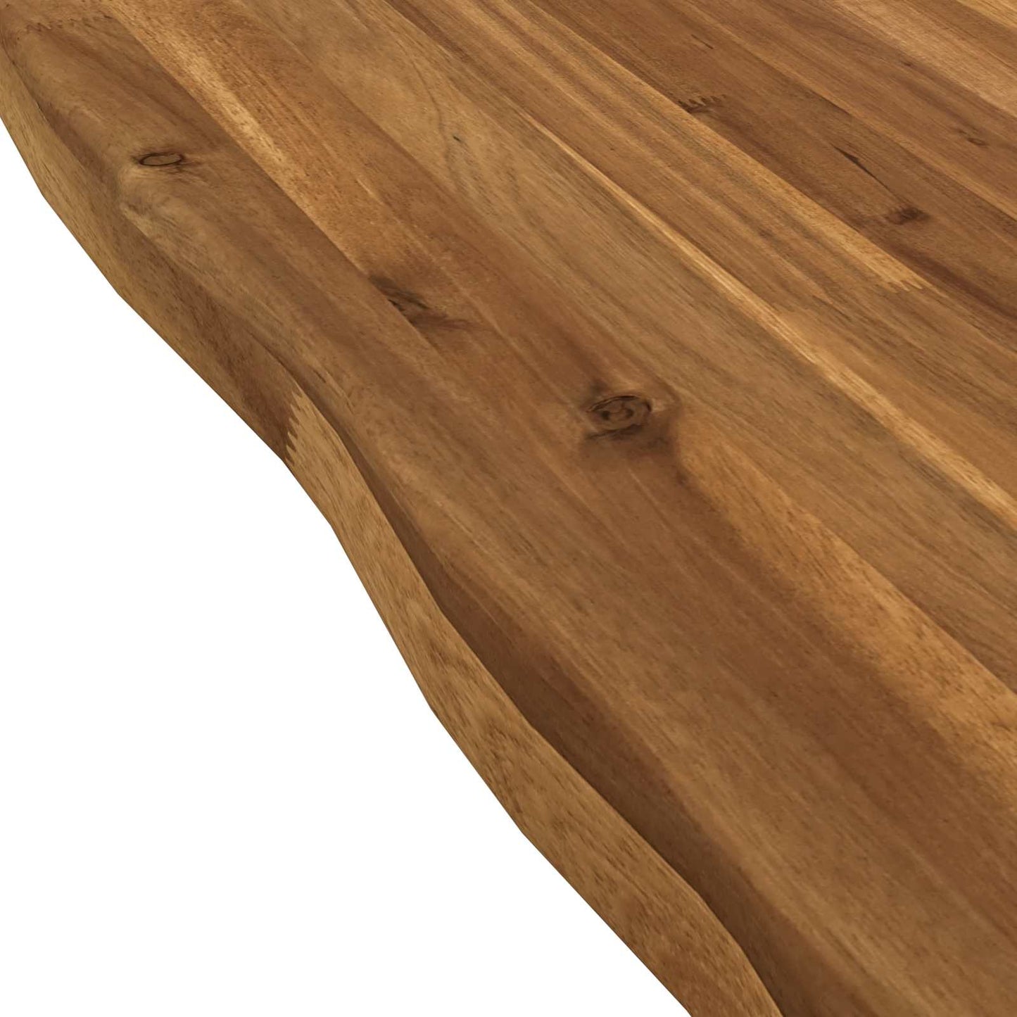 Live Edge Table Top 90 x 80 x 3.5 cm Rectangular Natural