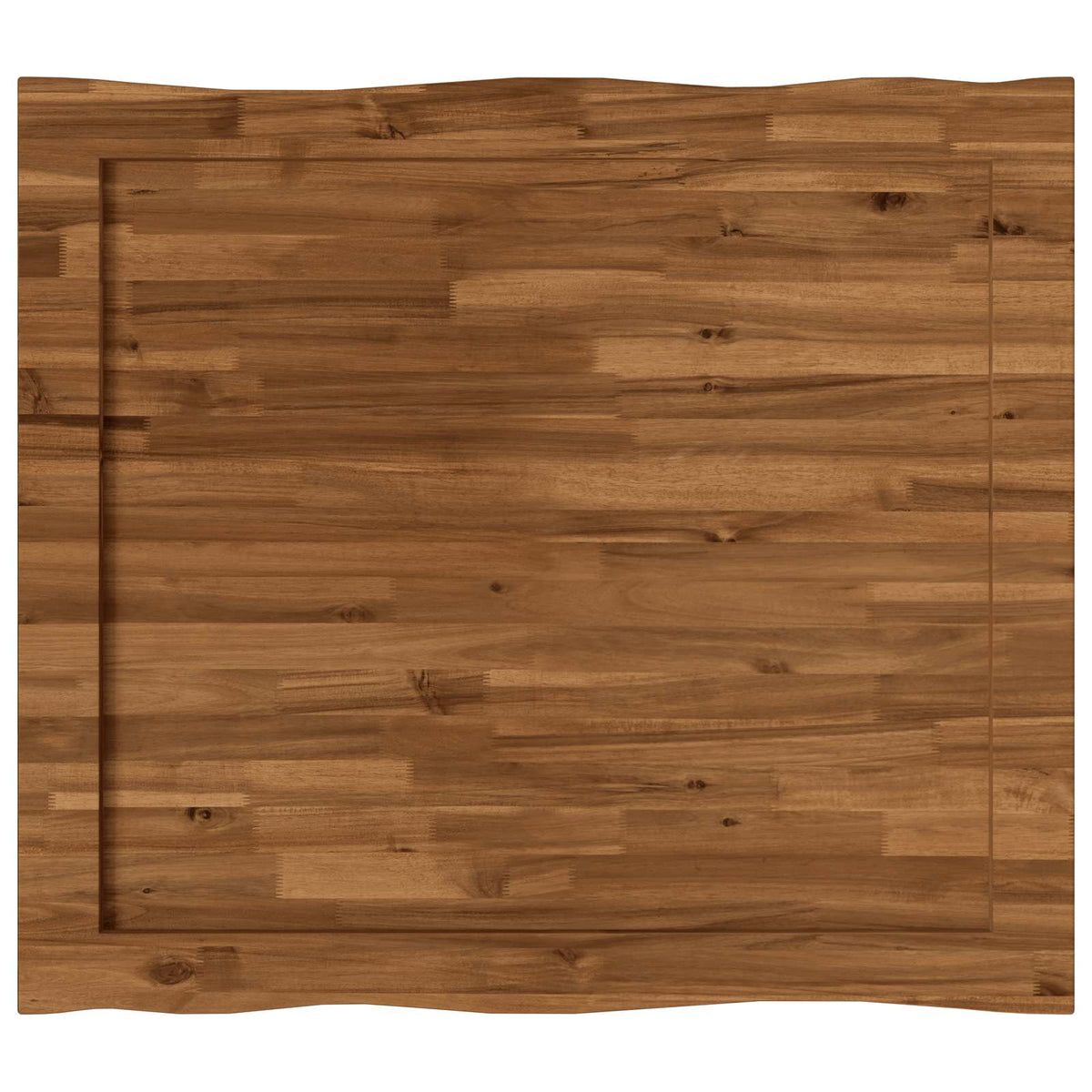 Live Edge Table Top 90 x 80 x 3.5 cm Rectangular Natural