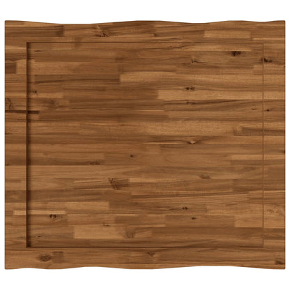 Live Edge Table Top 90 x 80 x 3.5 cm Rectangular Natural