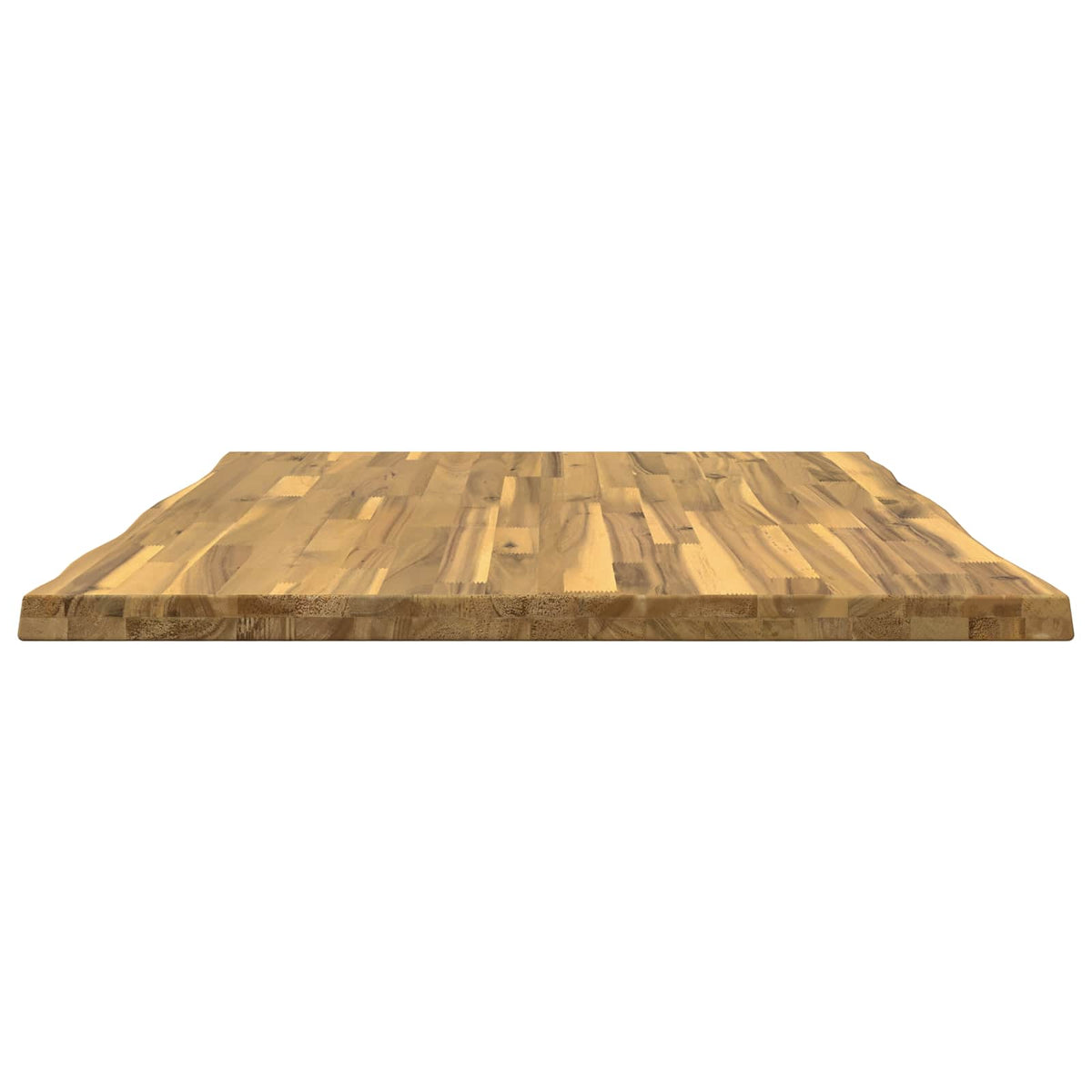 Live Edge Table Top 100 x 80 x 3.5 cm Rectangular White