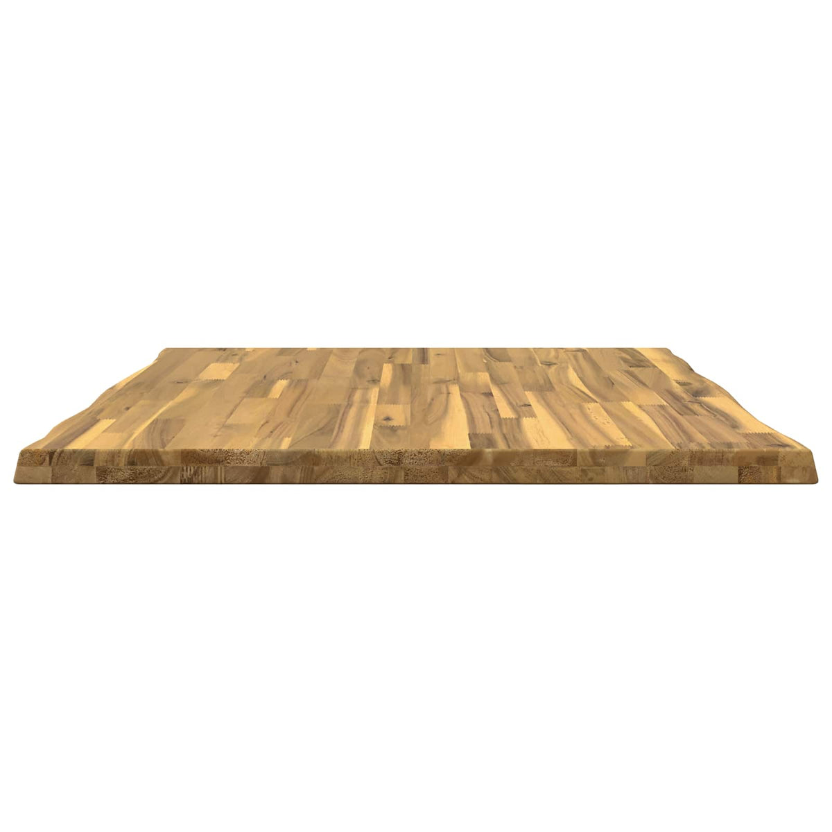 Live Edge Table Top 90 x 90 x 3.5 cm Square Solid Acacia Wood