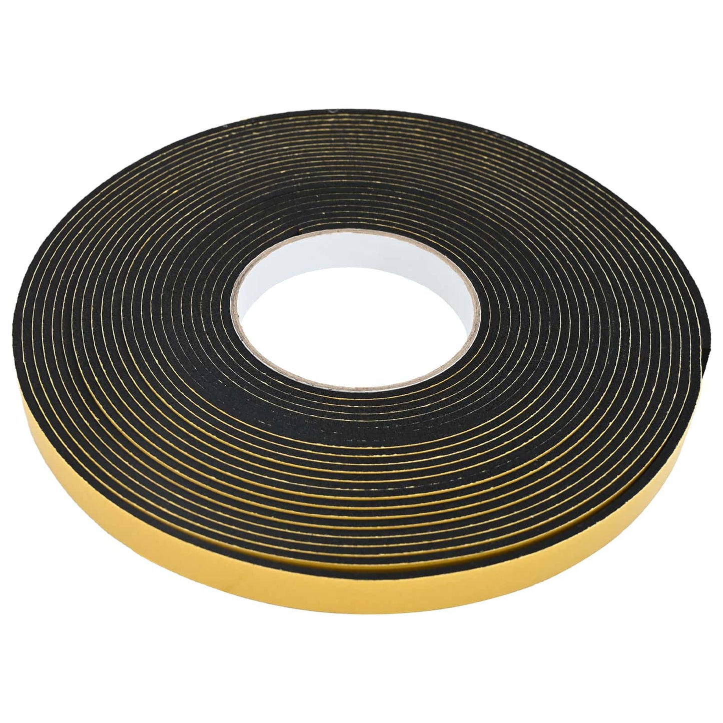 Self-adhesive Foam Tape 2 pcs Black 10mm x 10m CR Foam