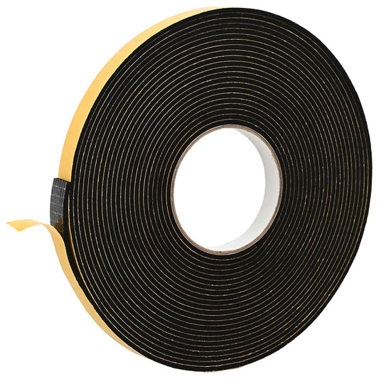 Self-adhesive Foam Tape 10 pcs Black 10mm x 10m CR Foam