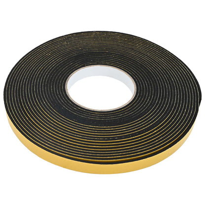 Self-adhesive Foam Tape 10 pcs Black 10mm x 10m CR Foam