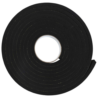 Self-adhesive Foam Tape 2 pcs Black 15mm x 5m CR Foam