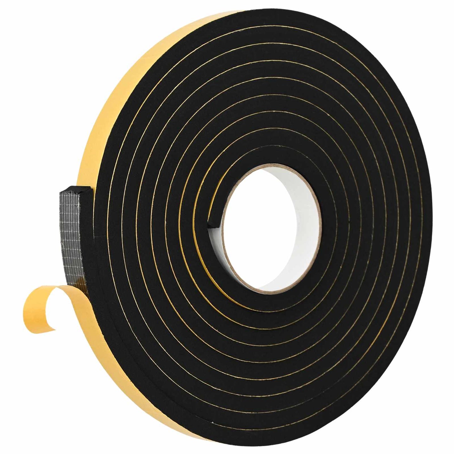 Self-adhesive Foam Tape 10 pcs Black 15mm x 5m CR Foam