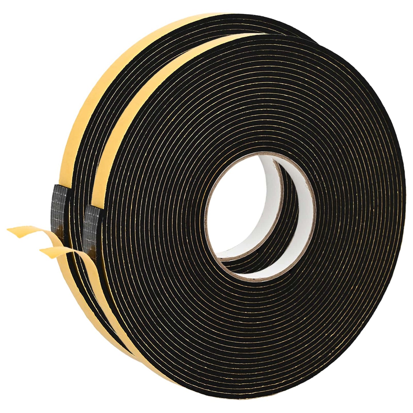 Self-adhesive Foam Tape 2 pcs Black 20mm x 10m CR Foam
