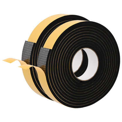 Self-adhesive Foam Tape 2 pcs Black 40mm x 5m CR Foam