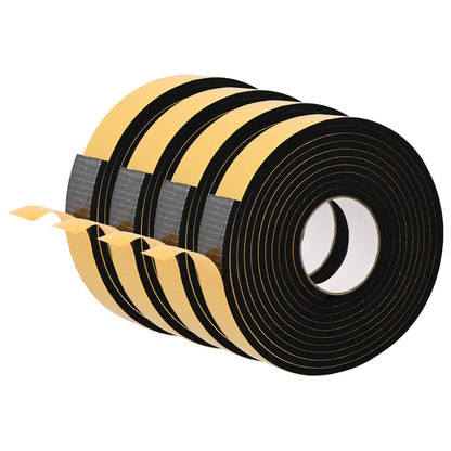 Self-adhesive Foam Tape 4 pcs Black 40mm x 5m CR Foam