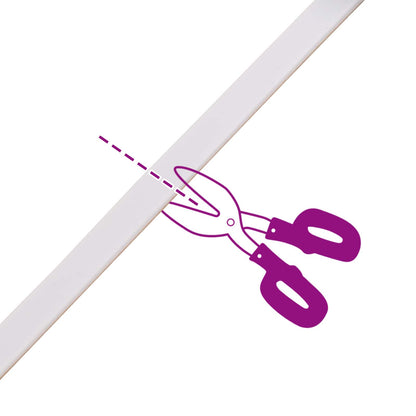 Self-adhesive Foam Tape White 10mm x 10m CR Foam