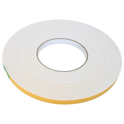 Self-adhesive Foam Tape 5 pcs White 10mm x 10m CR Foam