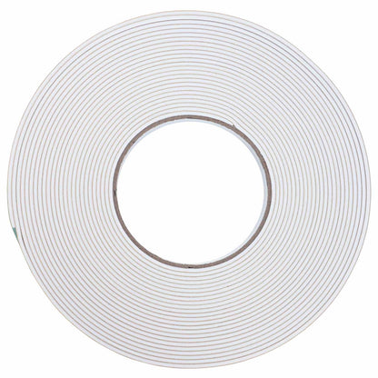 Self-adhesive Foam Tape 2 pcs White 10mm x 10m CR Foam